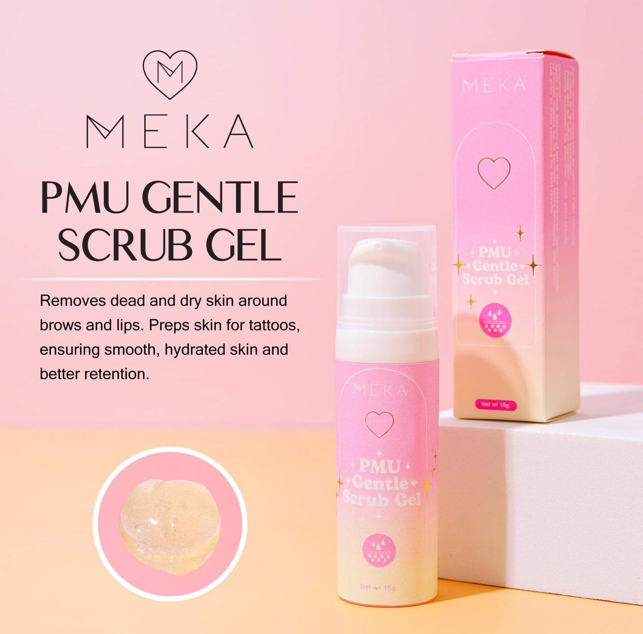 MEKA Gentle Cleansing Scrub Gel (before service) – meka.999