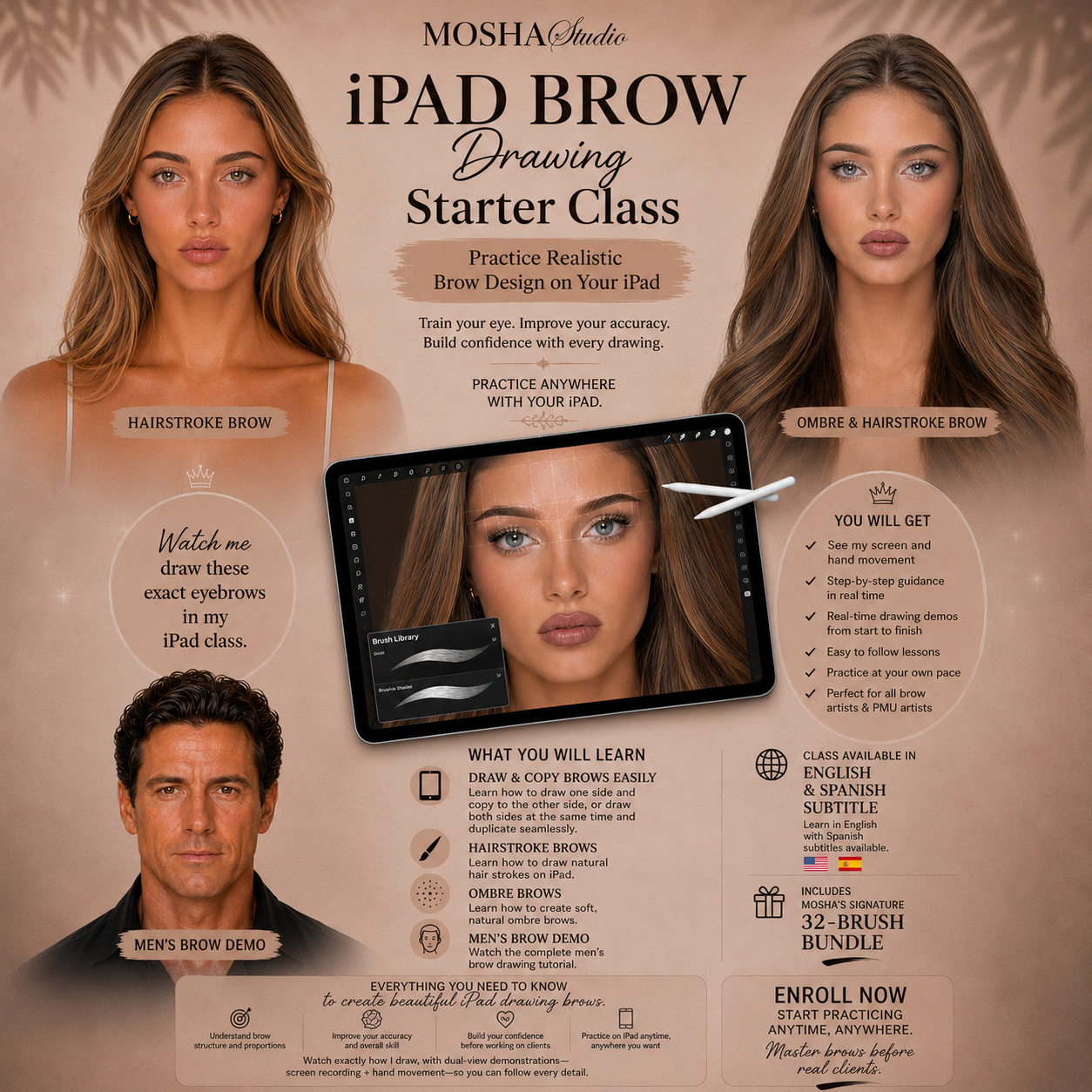 iPad Brow Design Class