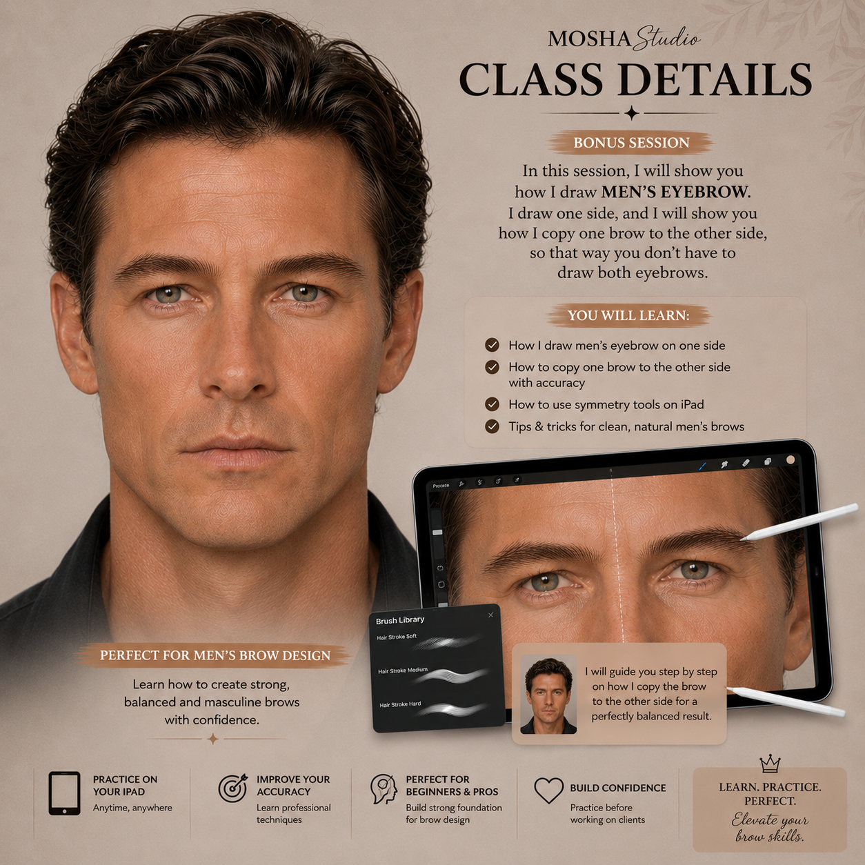 iPad Brow Design Class