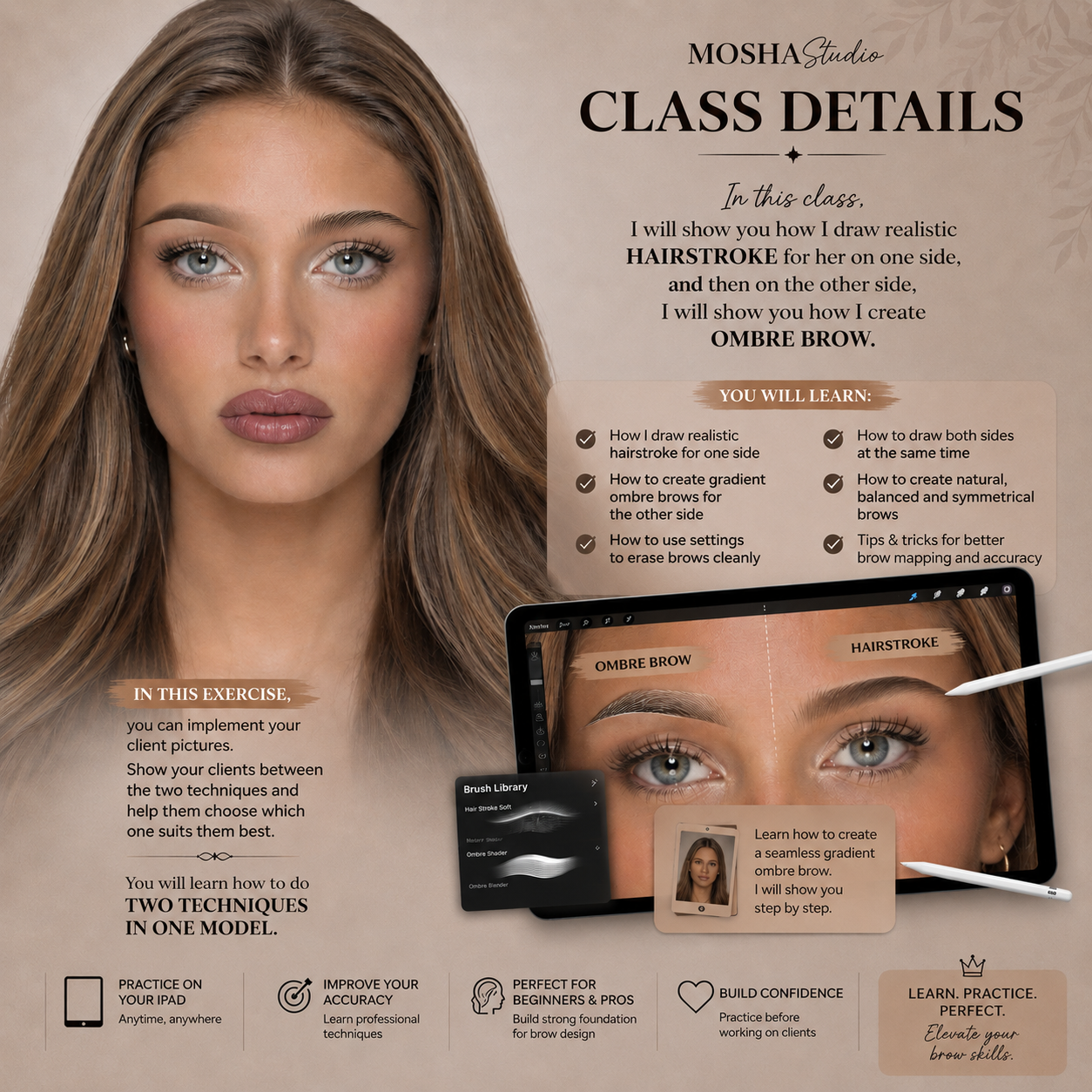 iPad Brow Design Class