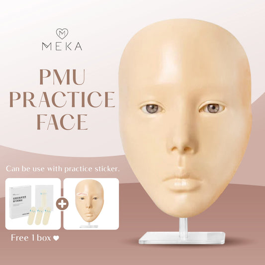 Practice face with Practice sticker