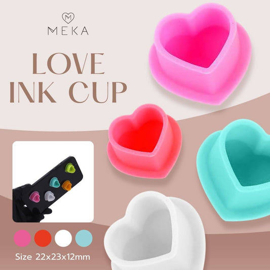 Silicone Heart Pigment Cups