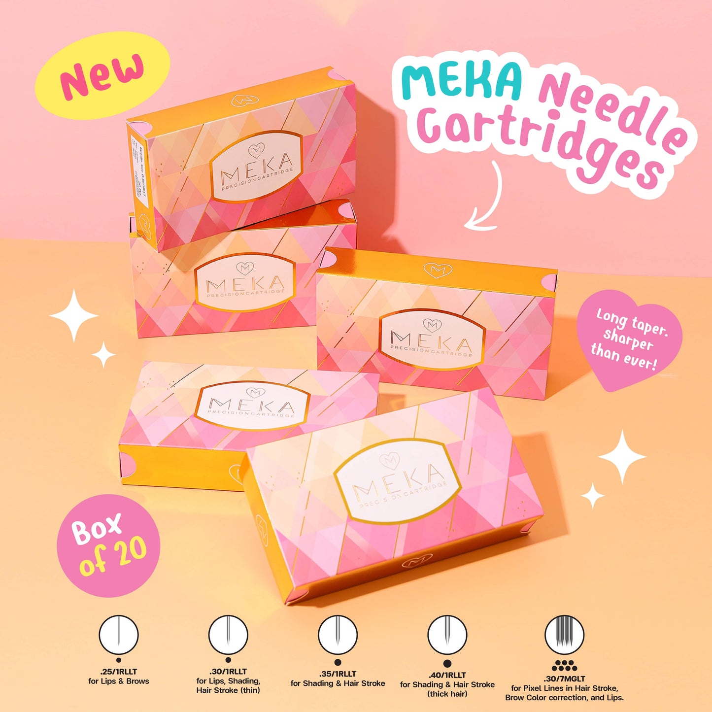 MEKA Needle Cartridges (RLLT)